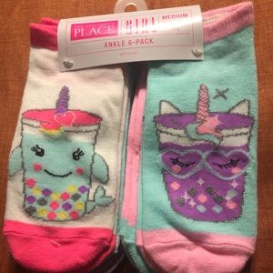 Kids Ankle Socks - 6 Pack NWT